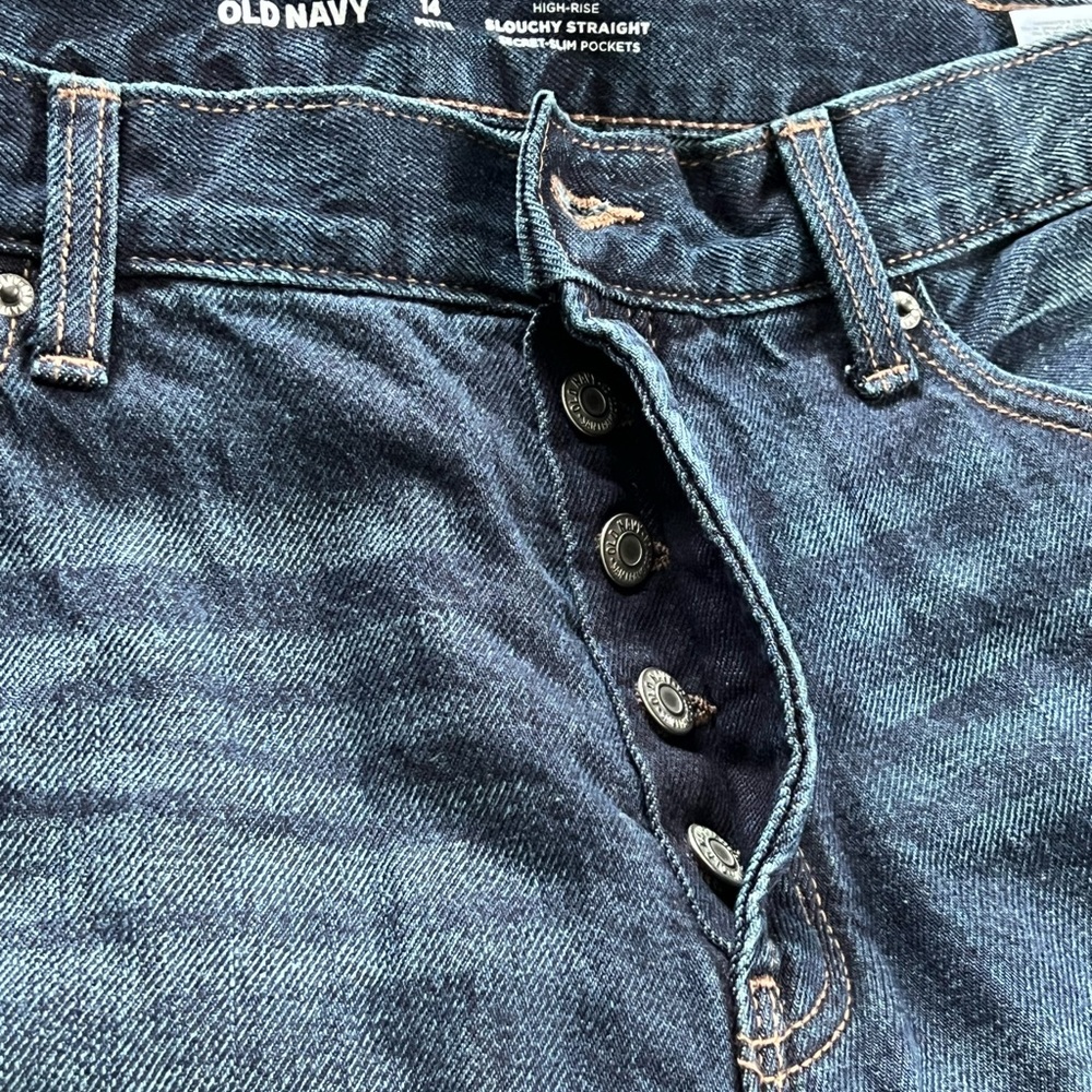 Old Navy Slouchy Straight Ankle Jeans